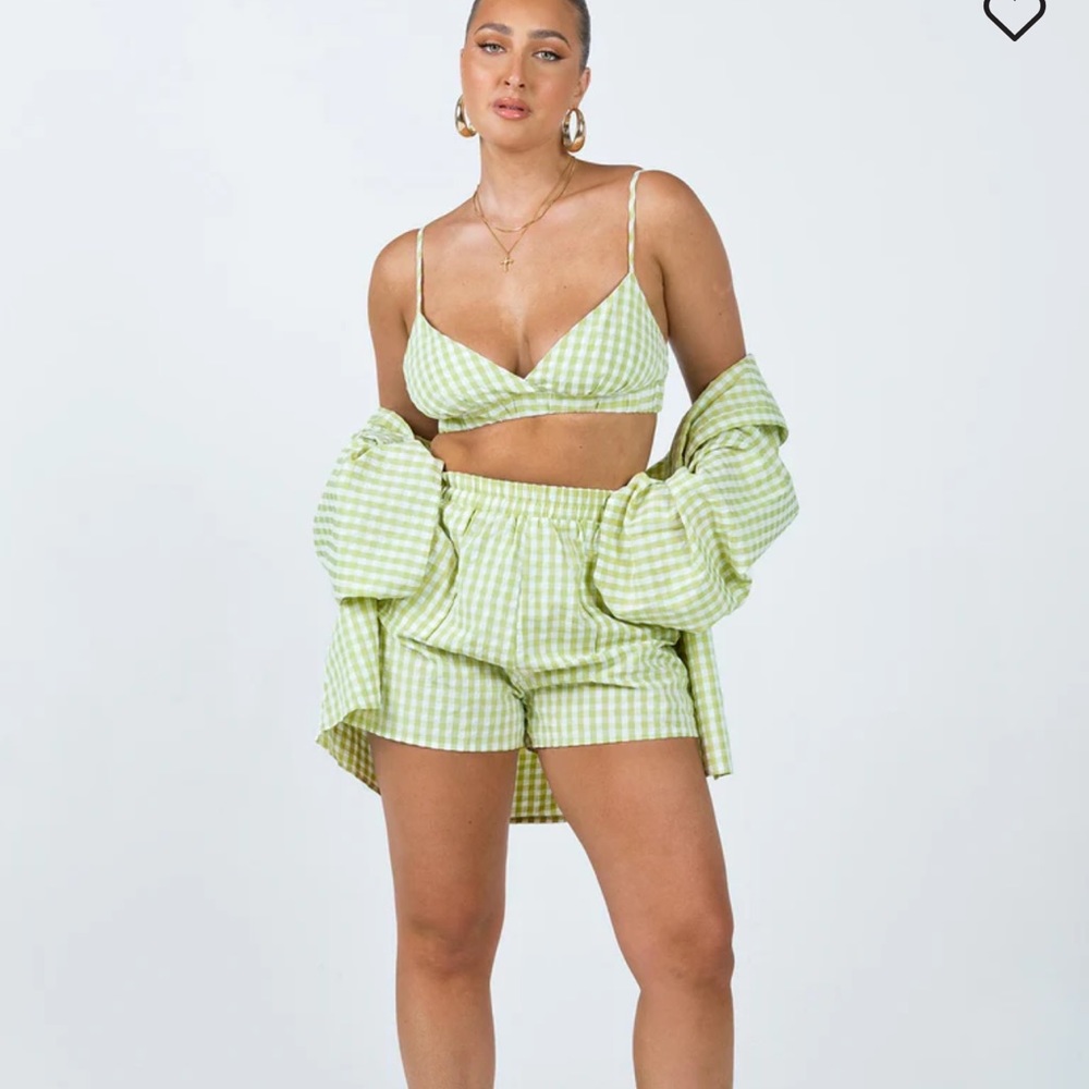 ISO Princess Polly Lillia Gingham 3-Piece Set